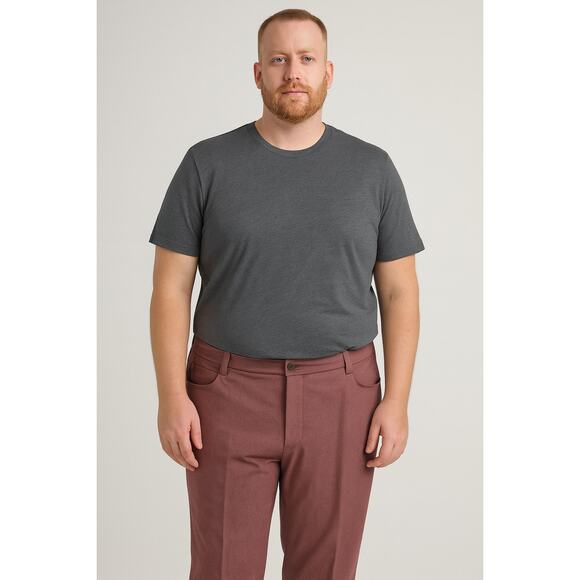 Walter Hagen Men's Perfect 11 Slim Fit Pants - Maroon/White - Size 42x30 - NWT - Picture 1 of 9
